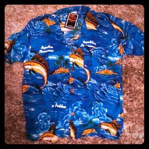 Aremar boys kids short sleeve shirt blue size 10